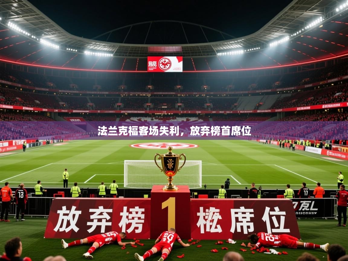 2026 欧宝体育app法兰克福客场失利，放弃榜首席位  第4张